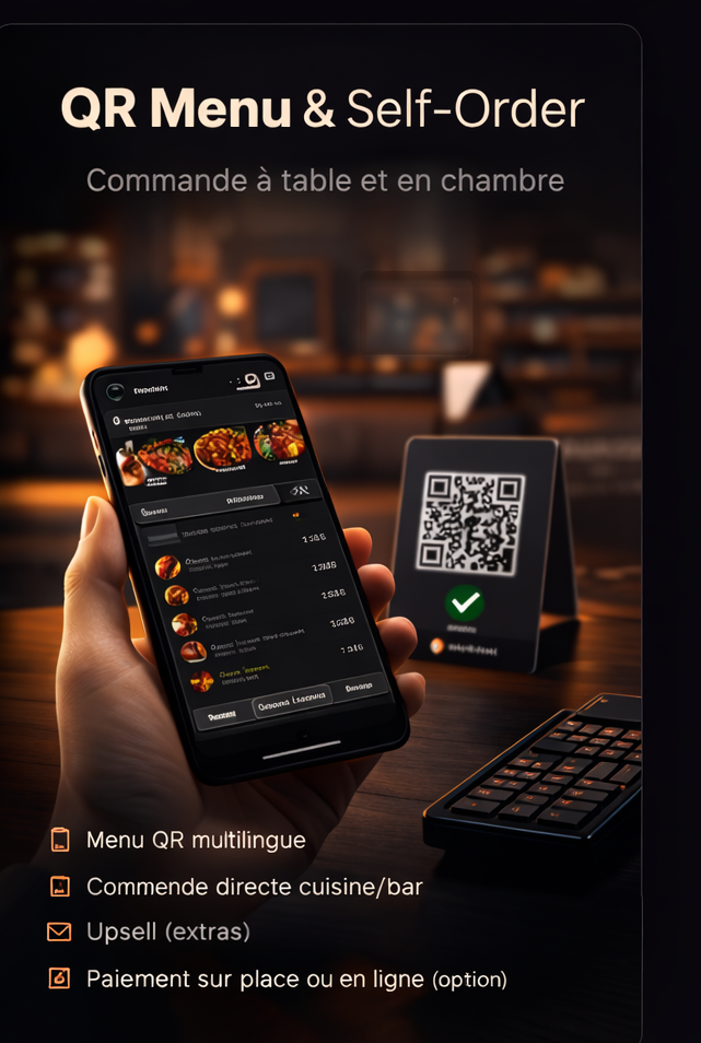 Smart QR Menu Interface